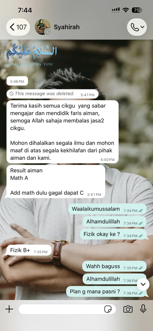 Addmaths.my testimonial from parent 20