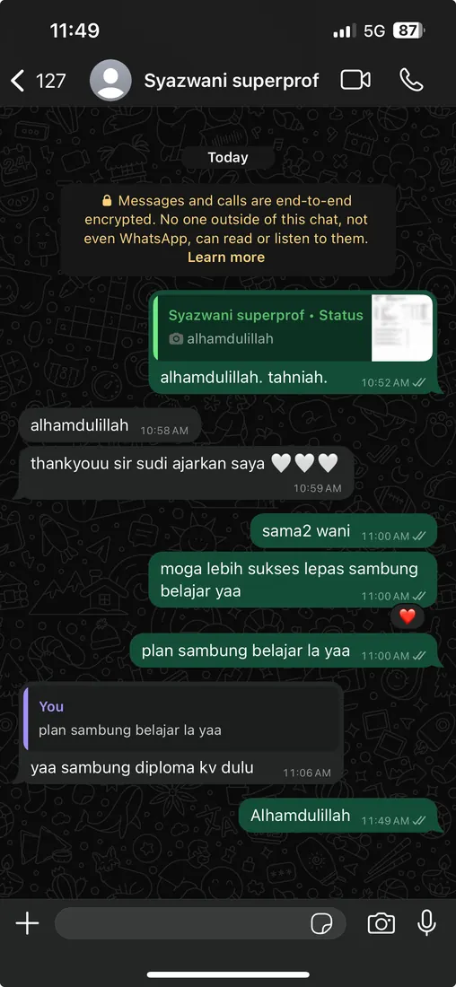 Addmaths.my testimonial from parent 26